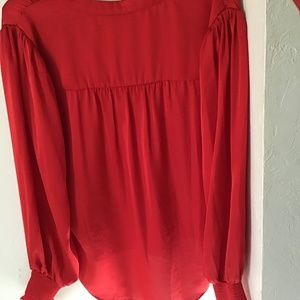 Vince Camuto striking Red Hi-Low Blouse